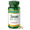 Nature’s Bounty Iron 65mg, 325 mg Ferrous Sulfate, Cellular Energy Support, Promotes Normal Red Blood Cell Production - FENGGESTORE20