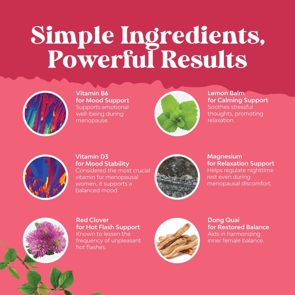 Natures Craft Complete Herbal Menopause Supplement for Women - Female Hormone Balance Capsules for Night Sweats Hot Flashes & Mood Swings with Dong Quai - FENGGESTORE20