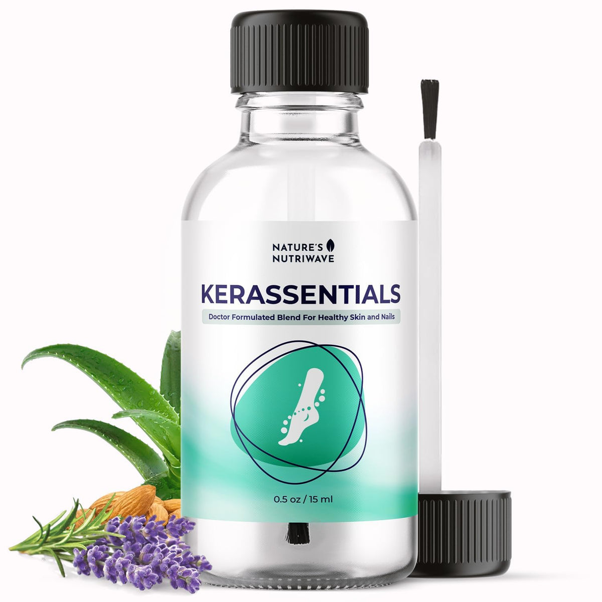Nature’s NutriWave Kerassentials Oil, 8-IN-1 Plant-Based Formula, Natural Ingredients | Made in USA, No Stimulants - FENGGESTORE20
