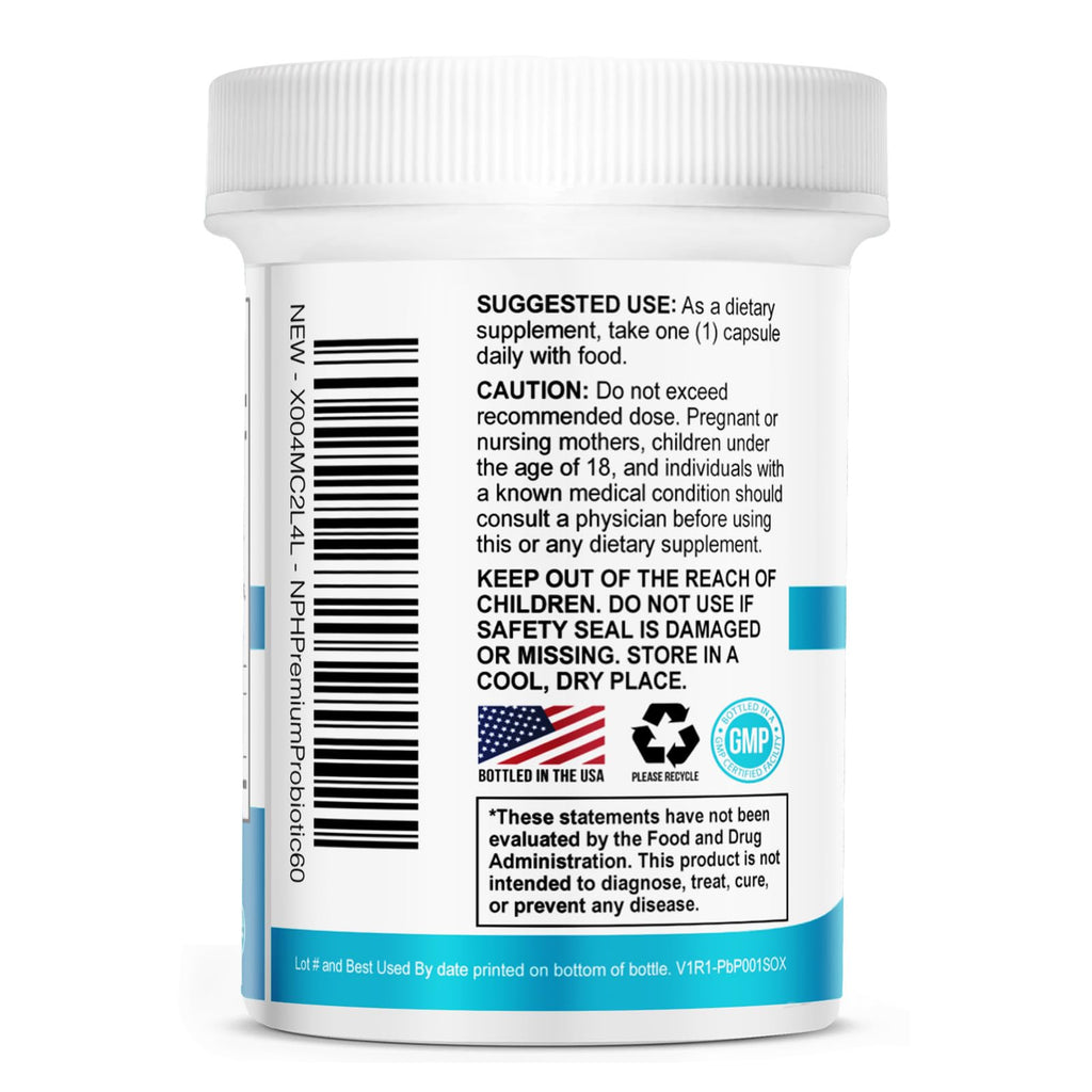 Nature's Physician Probiotics - 100 Billion CFU Per Capsule - 16 Strains + Prebiotics - Best Probiotic Supplement for Women & Men - Supports Immune, - FENGGESTORE20
