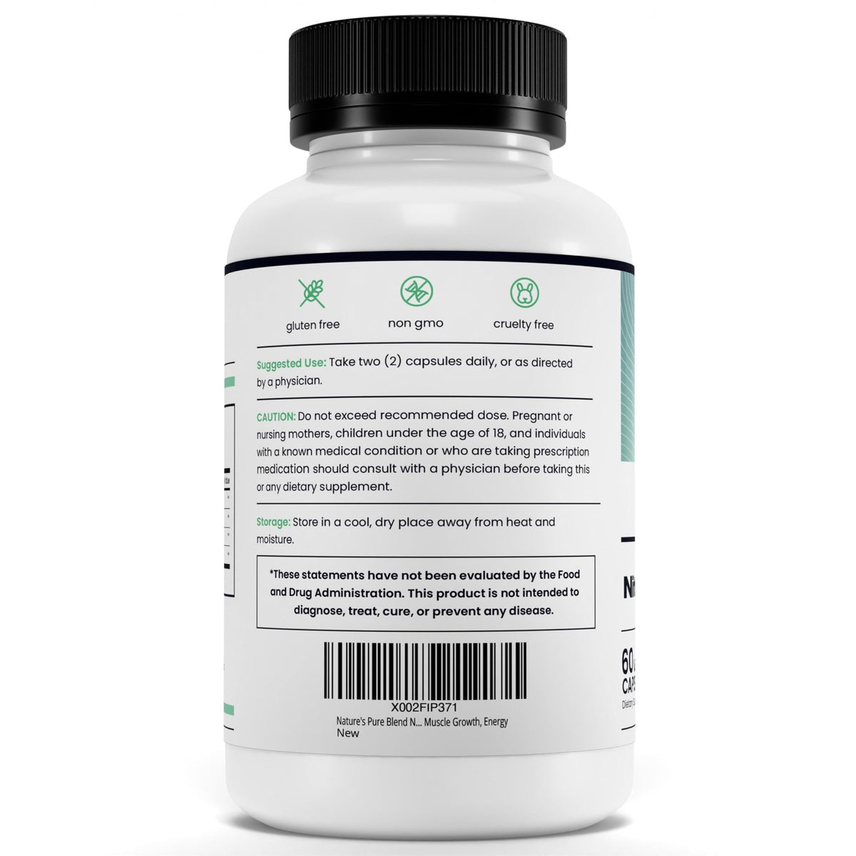 Nature's Pure Blend Nitric Oxide Supplements for Men – L-Arginine L-Citrulline – Heart Support & Flow Circulation Booster – 1500MG L Arginine and L Citrulline, Preworkout, Bodybuilding - FENGGESTORE20