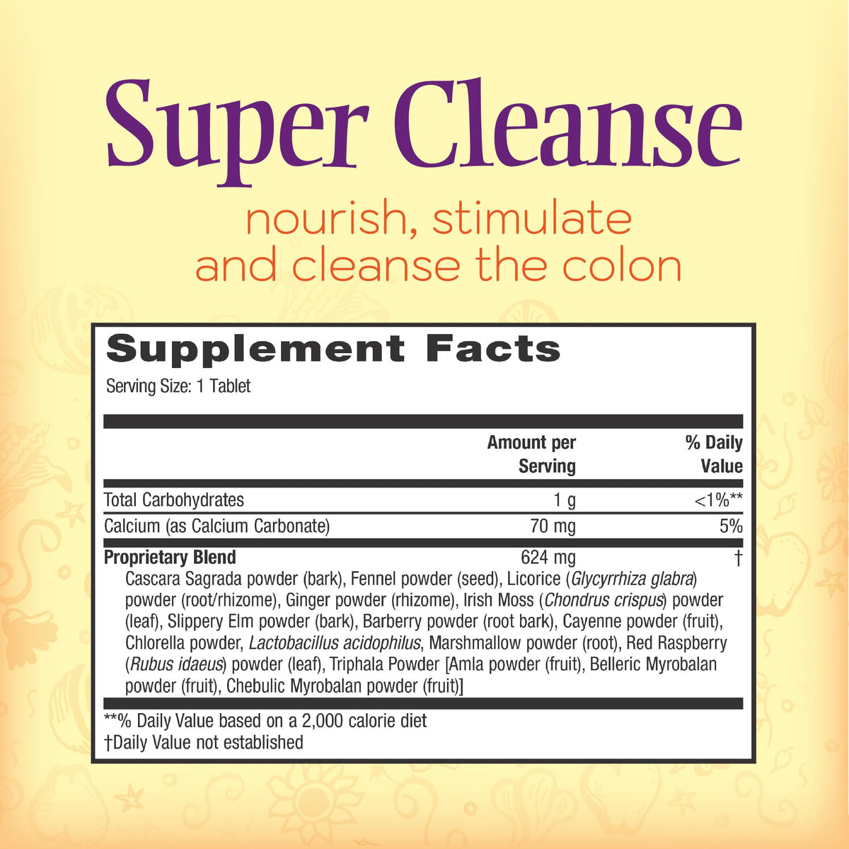 Nature’s Secret Super Cleanse - Extra Strength Colon Cleanse with 14 Herbs & Probiotic Support - Promotes Gut Health Detox Cleanse & Digestive Support - FENGGESTORE20
