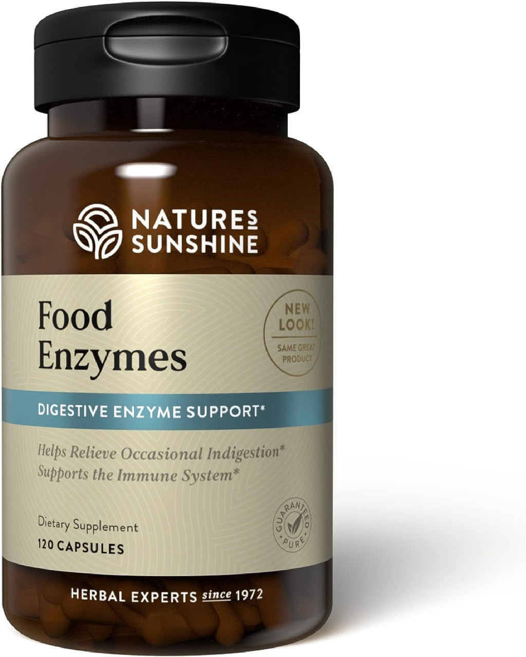 Nature's Sunshine Food Enzymes - Digestive Support with Prebiotics and Probiotics for Gut Health - Digestive Enzyme Supplement for Digestive Health - FENGGESTORE20