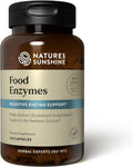 Nature's Sunshine Food Enzymes - Digestive Support with Prebiotics and Probiotics for Gut Health - Digestive Enzyme Supplement for Digestive Health - FENGGESTORE20
