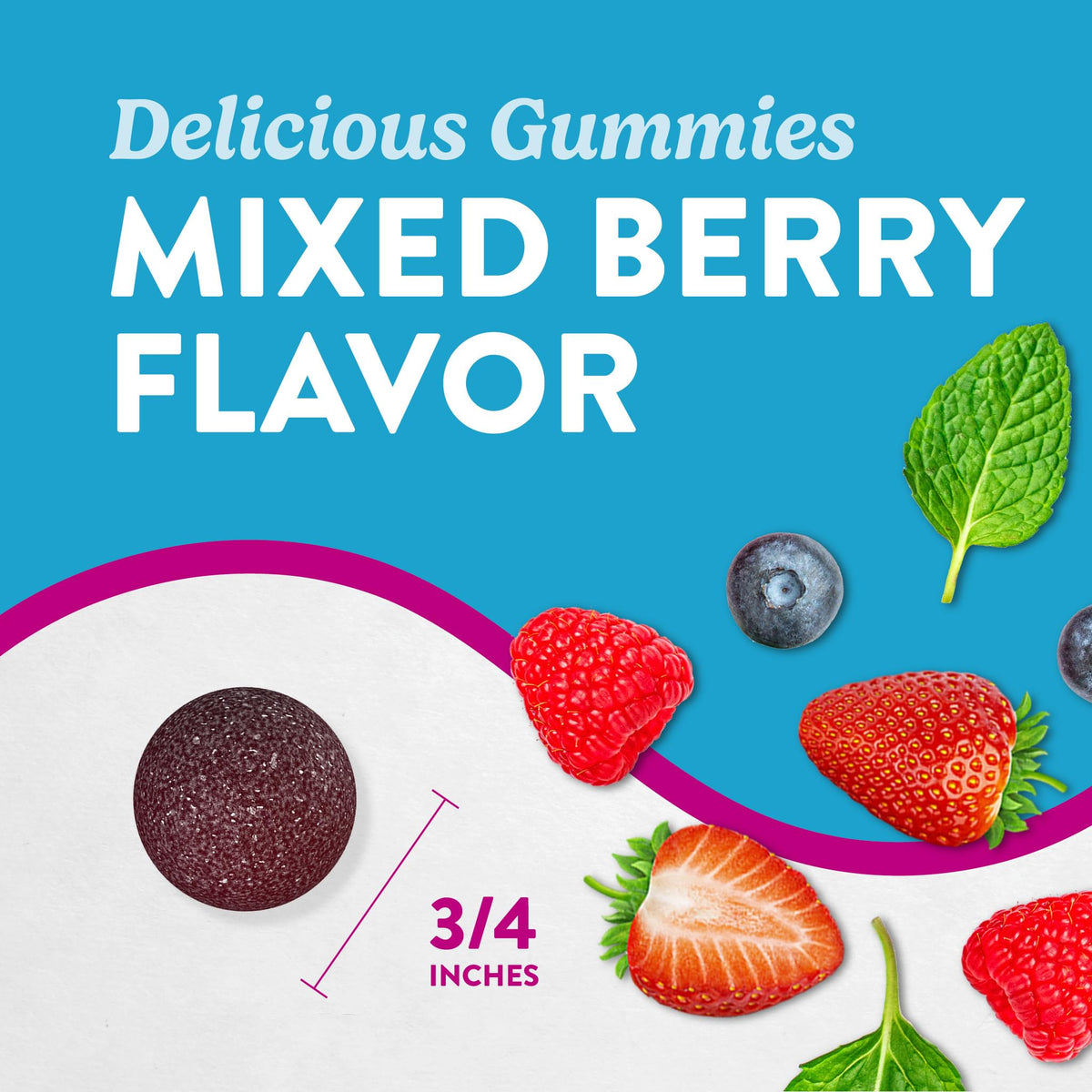 Nature's Truth Magnesium Gummies for Kids | Glycinate & Citrate | 50 Count | Mixed Berry Flavor | Vegan, Non-GMO - FENGGESTORE20