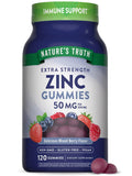 Nature's Truth Zinc Gummies for Adults | 50mg | 120 Count | Vegan, Non-GMO & Gluten Free Supplement | Mixed Berry Flavor - FENGGESTORE20