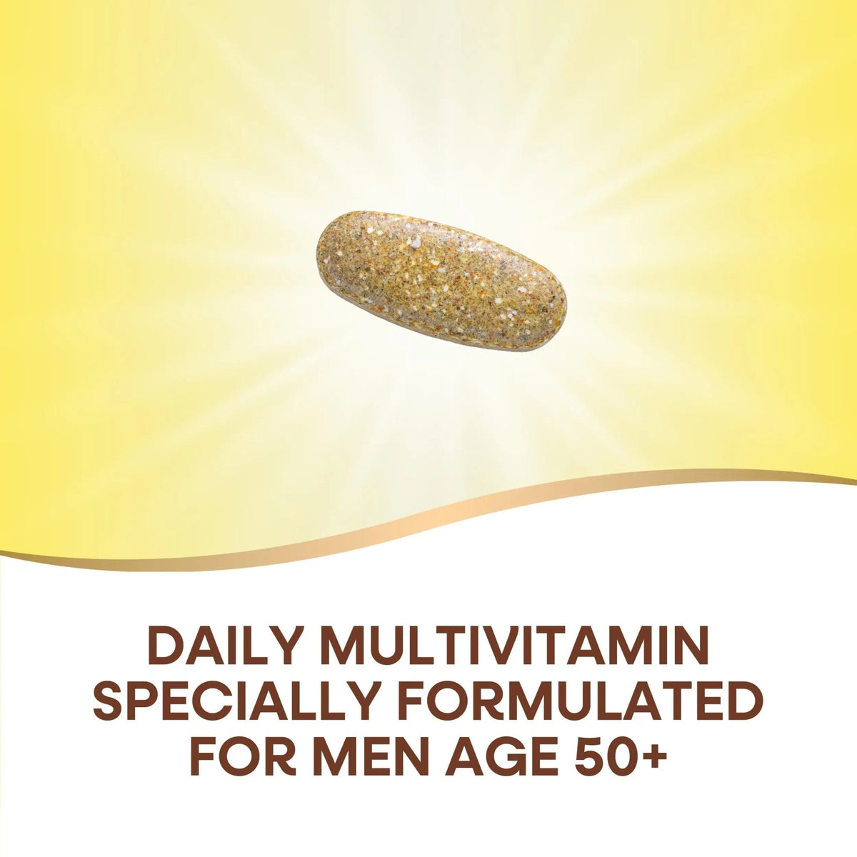 Nature's Way Alive! Men’s 50+ Daily Ultra Multivitamin, High Potency Formula, Supports Healthy Brain, Eyes & Heart - FENGGESTORE20