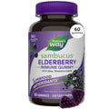 Nature’s Way Sambucus Elderberry Gummies, Immune Support Gummy for Adults & Kids Ages 4+ with Black Elderberry Extract, Vitamin C - FENGGESTORE20