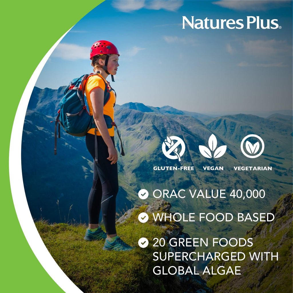 NaturesPlus Ultra Juice Green Drink - 1.32 lb - Supports Immune Health, Digestion & Energy Production - Organic, Non-GMO, Vegan, Gluten Free - 60 Servings - FENGGESTORE20