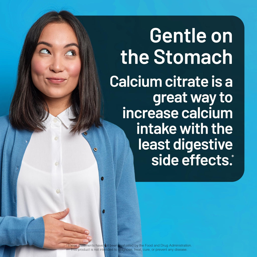 NatureWise Calcium Citrate 500mg Capsules - Supplement for Bone Health - Easy to Digest & Absorb - Vegan, Non-GMO - FENGGESTORE20