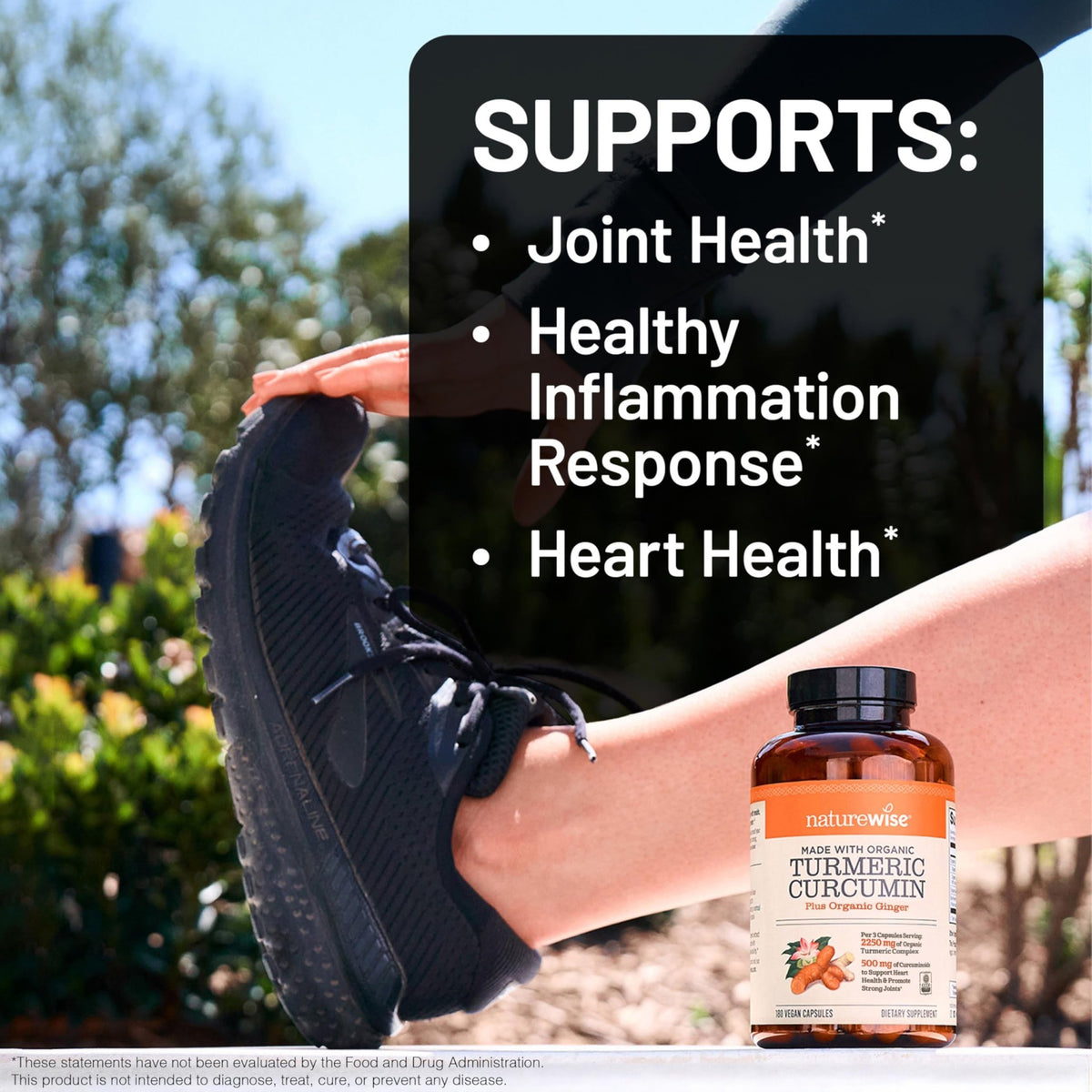NatureWise Curcumin Turmeric 2250mg - 95% Curcuminoids & BioPerine Black Pepper Extract for Advanced Absorption - Daily Joint and Immune Health Support - FENGGESTORE20
