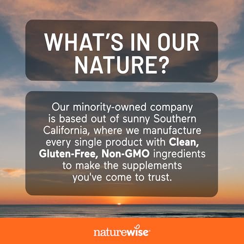 NatureWise Extra Strength Vitamin C Chewable 1000mg for Adults - Natural Orange Flavor - Immune System & Antioxidant Support - Non-GMO - FENGGESTORE20