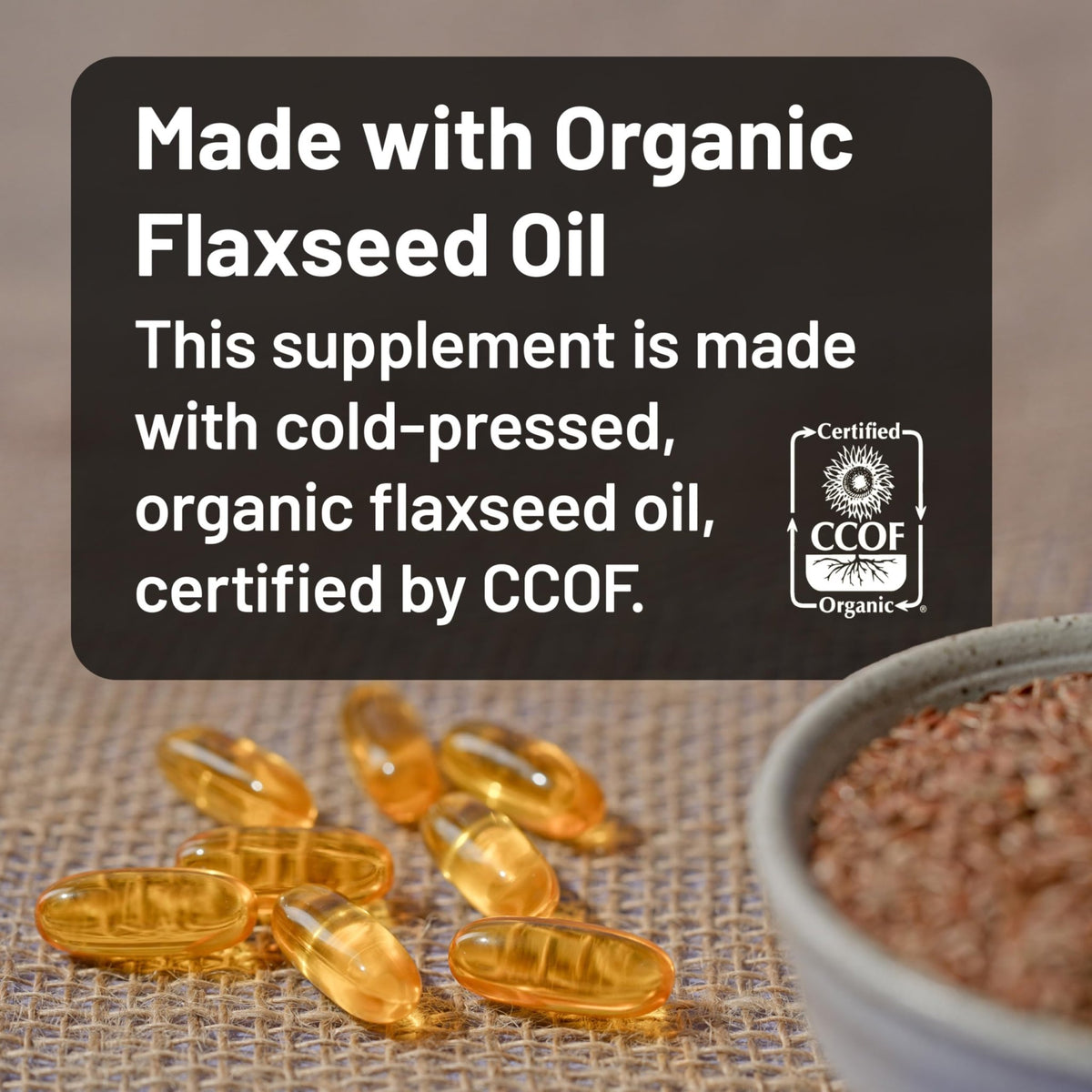 NatureWise Flaxseed Oil 1,242 mg, Fish Free Omega 3 6 9 with 720mg ALA, Dietary Supplement for Heart Health Support - Organic, Cold Pressed, - FENGGESTORE20