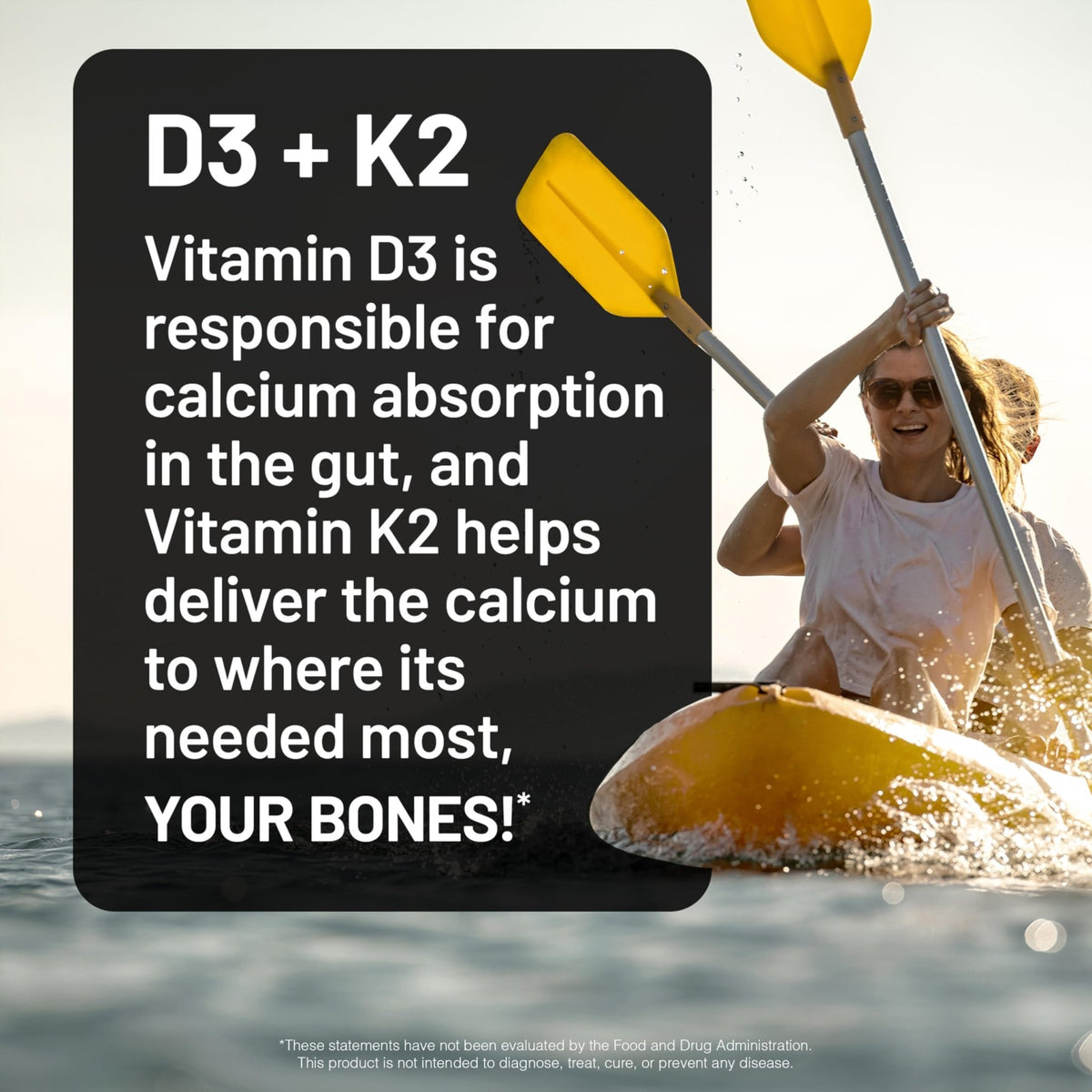 NatureWise Vitamin D3 1000IU + K2 (MK7) 100mcg with Organic Extra Virgin Coconut Oil - Supports Calcium Absorption, Bone & Immune Health - Non-GMO - FENGGESTORE20