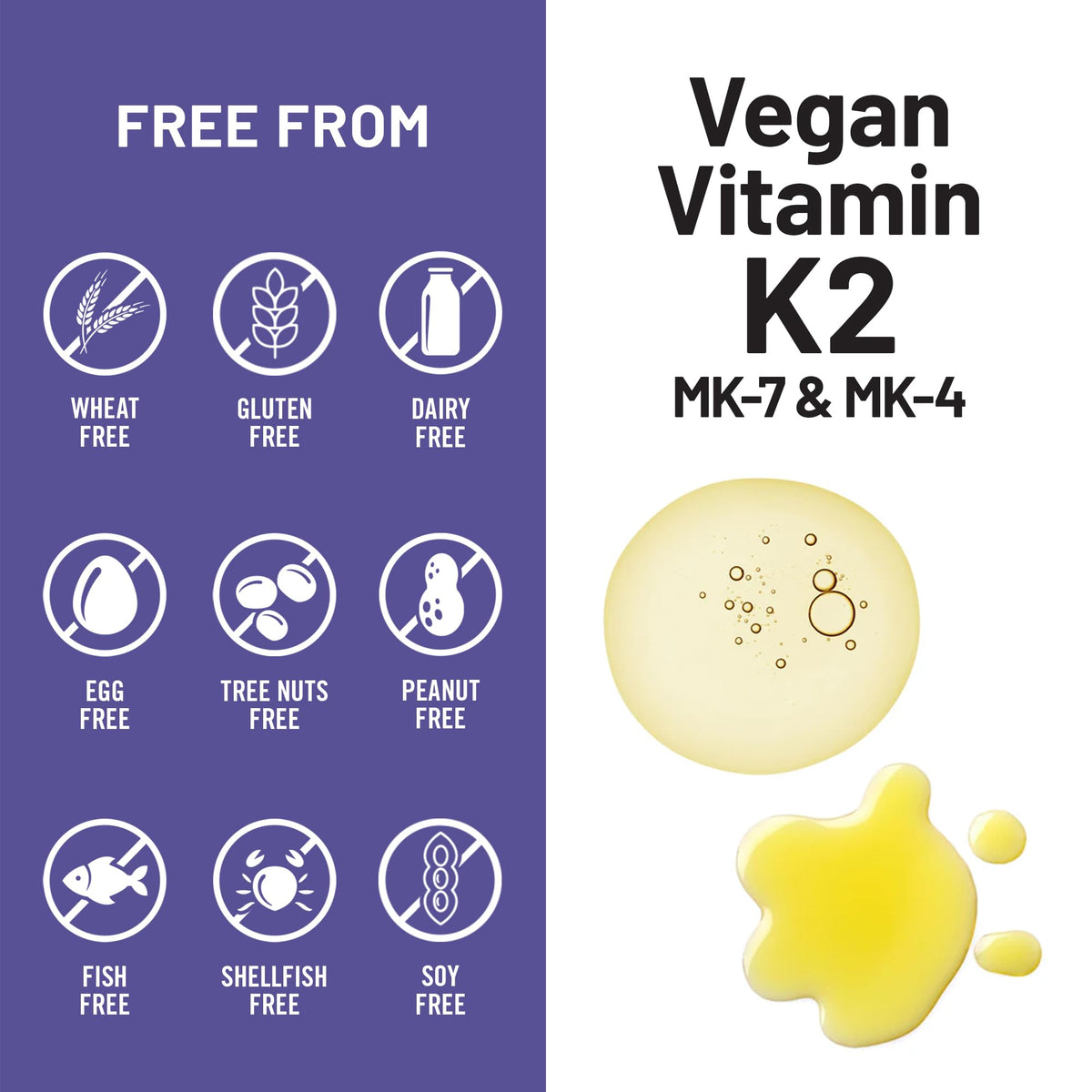 NatureWise Vitamin K2 600mcg Supplement with MK-7 100mcg & MK-4 500mcg - Enhanced Bioavailable Formula - K Complex for Bone and Heart Health - FENGGESTORE20