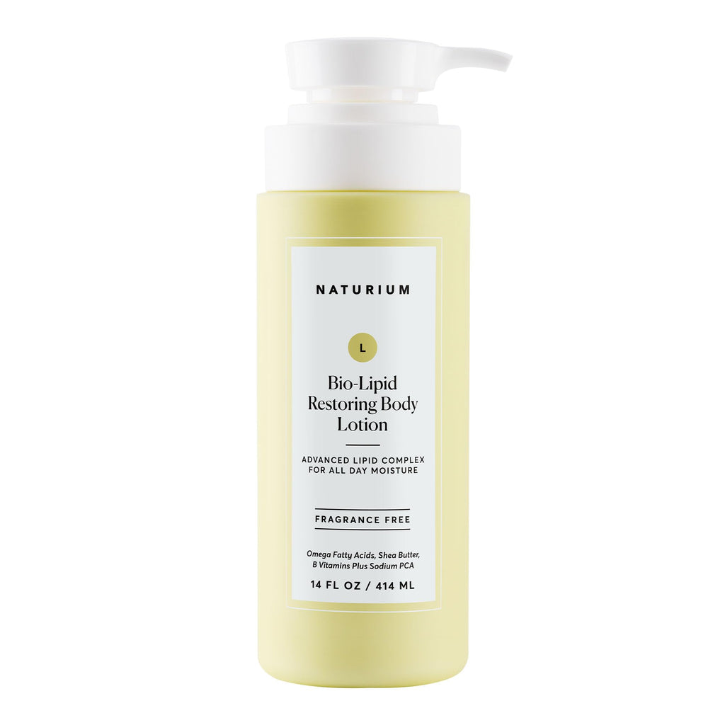 Naturium Bio-Lipid Restoring Moisturizing Body Lotion with Shea Butter, Fragrance Free, 14 oz - FENGGESTORE20
