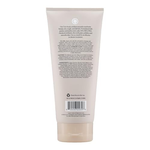 Naturium KP Body Scrub & Mask for Keratosis Pilaris, Bump Eraser Shower Scrub & Exfoliator for Skin, 8 oz - FENGGESTORE20