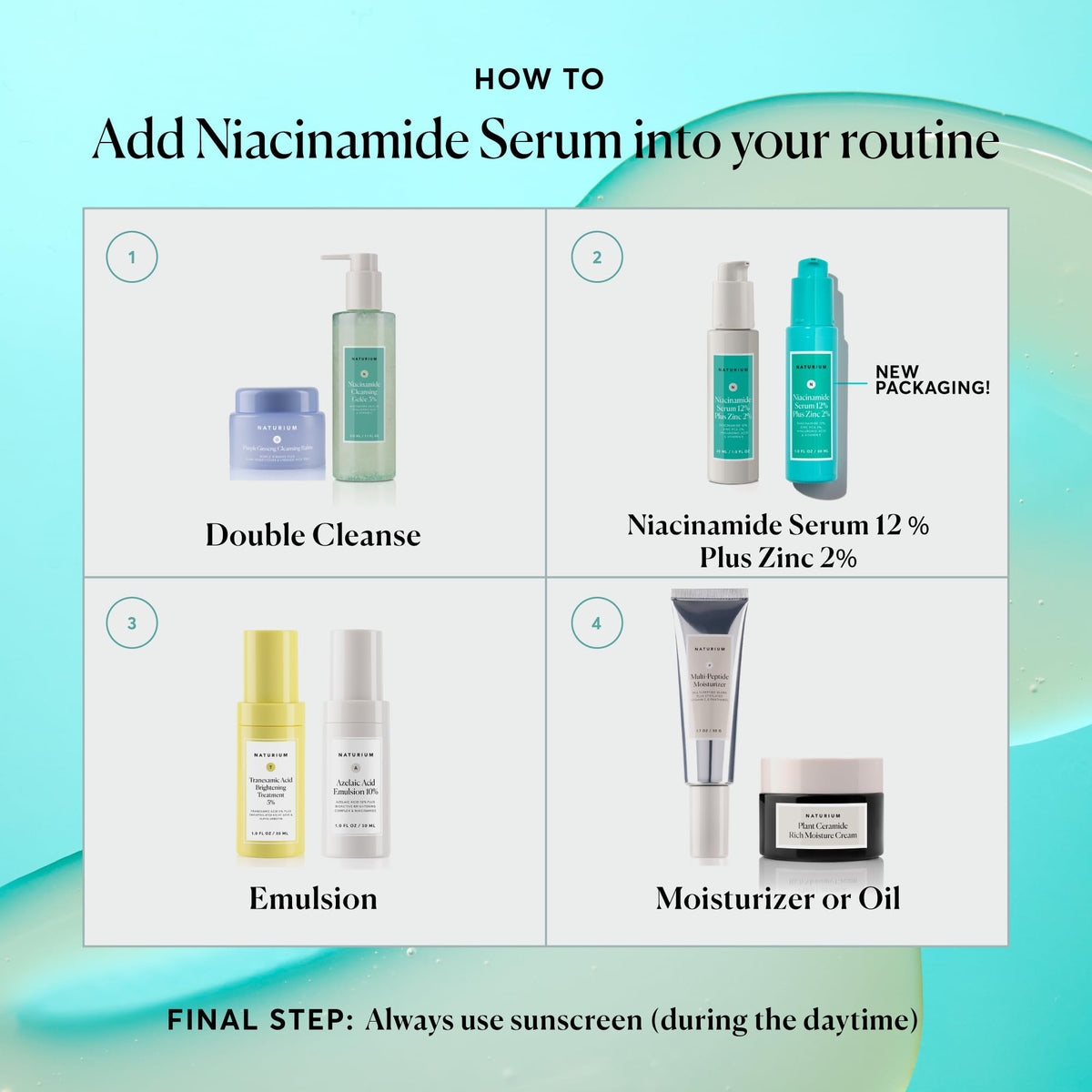 Naturium Niacinamide Face Serum 12% Plus Zinc 2%, Anti-Aging, Pore Minimizer & Dark Spot Corrector - FENGGESTORE20