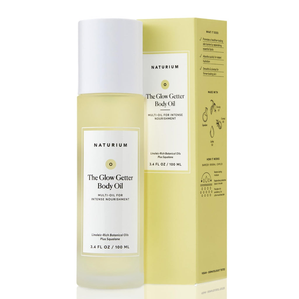 Naturium The Glow Getter Body Oil, Multi-Oil for Intense Nourishment, Hydrating & Moisturizing Formula, Vegan & Cruelty-Free, 3.4 oz - FENGGESTORE20