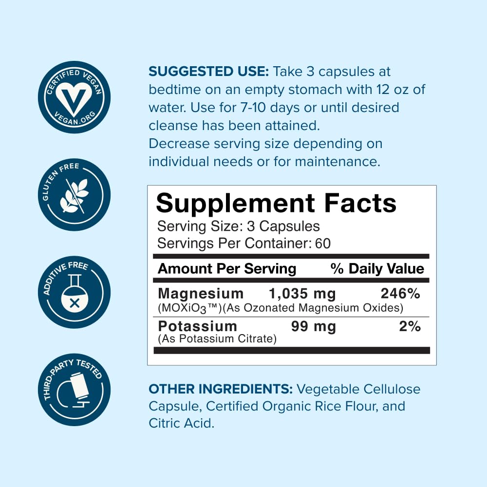 nbpure MagO7 - Natural Colon Cleanse & Detox - Occasional Constipation Relief, Stool Softener, & Bloating Support for Men & Women - FENGGESTORE20