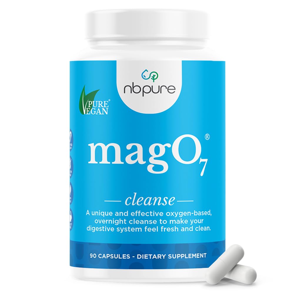 nbpure MagO7 - Natural Colon Cleanse & Detox | Occasional Constipation Relief, Stool Softening, & Bloating Support for Men & Women - FENGGESTORE20