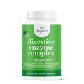 nbpure Vegan Digestive Enzyme Complex – Daily Bloating, Gas, & Food Digestive Support for Women & Men – 12 Enzymes & 3 Herbs – Lactase, Protease, Lipase - FENGGESTORE20