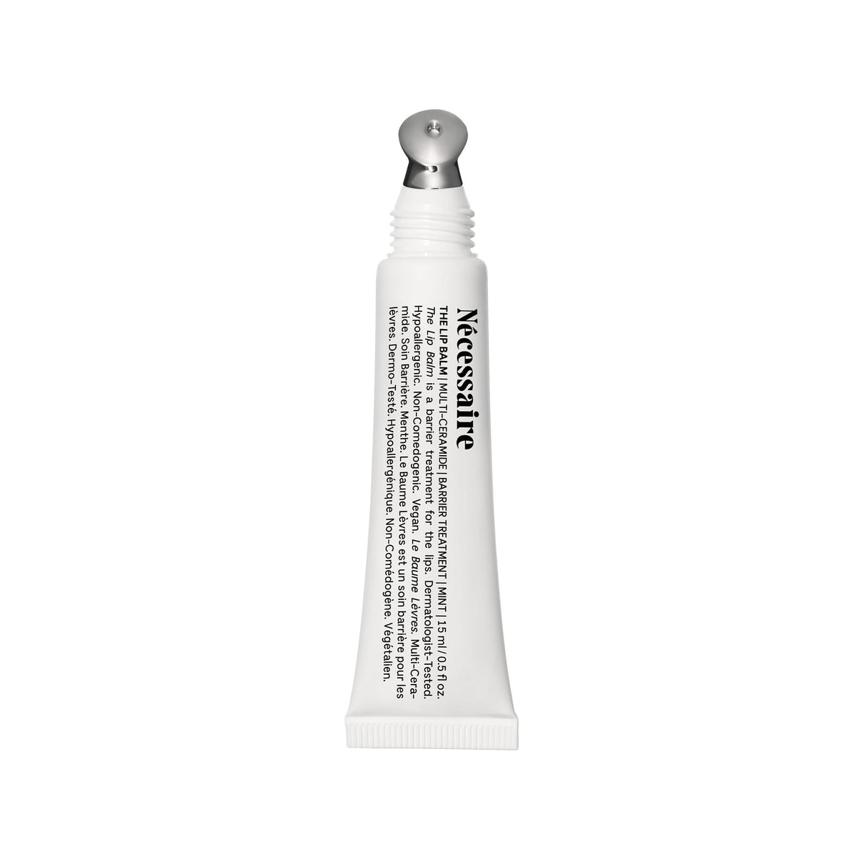 Nécessaire The Lip Balm | Hydrating Hyaluronic Acid Lip Balm for Women and Men, Mint Oil with Niacinamide + Essential Ceramides. Non-Comedogenic Lip Balm for Dry Lips – 15 ml / 0.5 fl oz - FENGGESTORE20