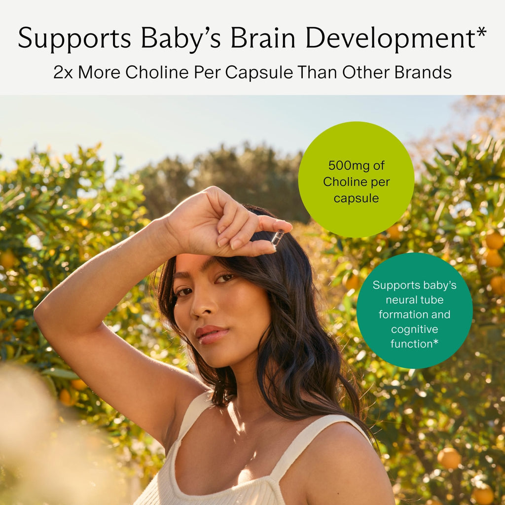 Needed. Prenatal Choline+ Liquid Capsules for Cognitive Development - Choline Supplements For Pregnancy - Aids Baby Brain Development & Supports Healthy Pregnancy - FENGGESTORE20