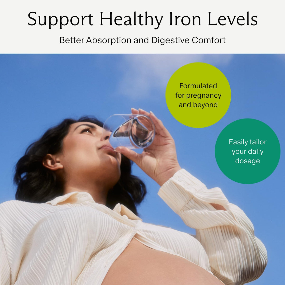 Needed. Prenatal Iron Supplement - Pregnancy, Breastfeeding, Postpartum - Aids Energy, Birth Weight & Baby's Neural Development - FENGGESTORE20