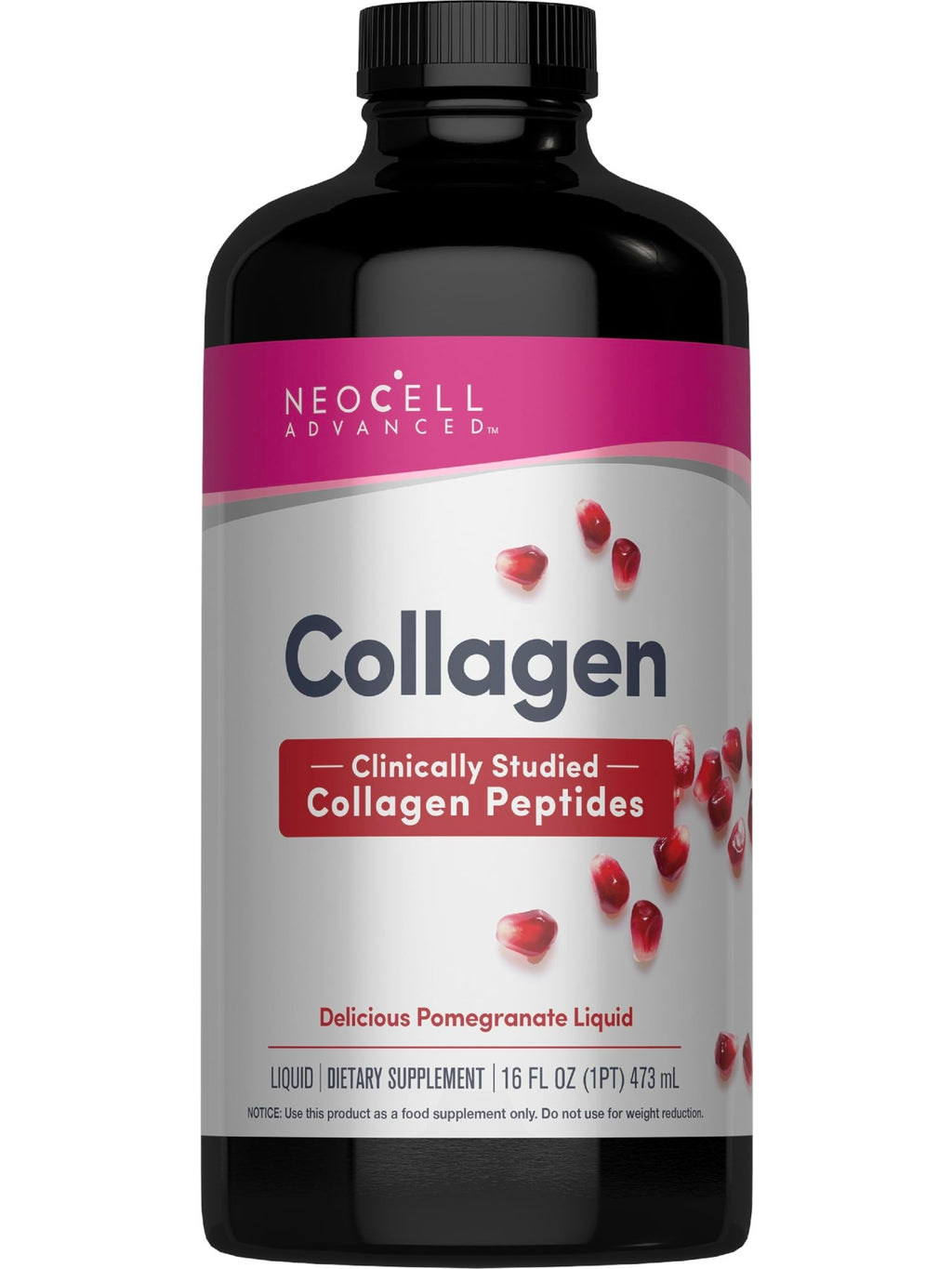 NeoCell Advanced Liquid Collagen | 4000 mg | Pomegranate and Fruit Juice Concentrates | for Women and Men | 16 fl oz - FENGGESTORE20
