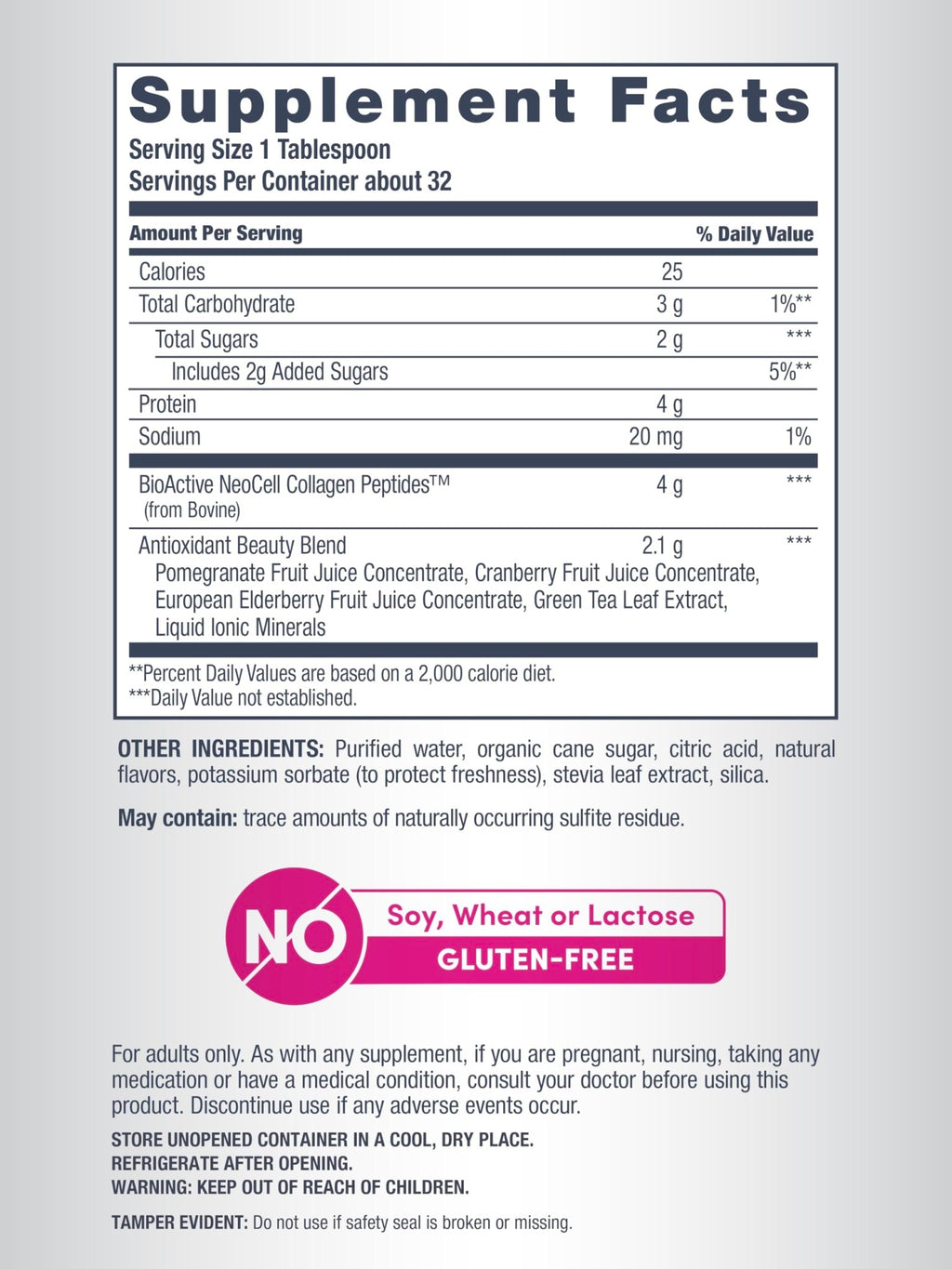 NeoCell Advanced Liquid Collagen | 4000 mg | Pomegranate and Fruit Juice Concentrates | for Women and Men | 16 fl oz - FENGGESTORE20