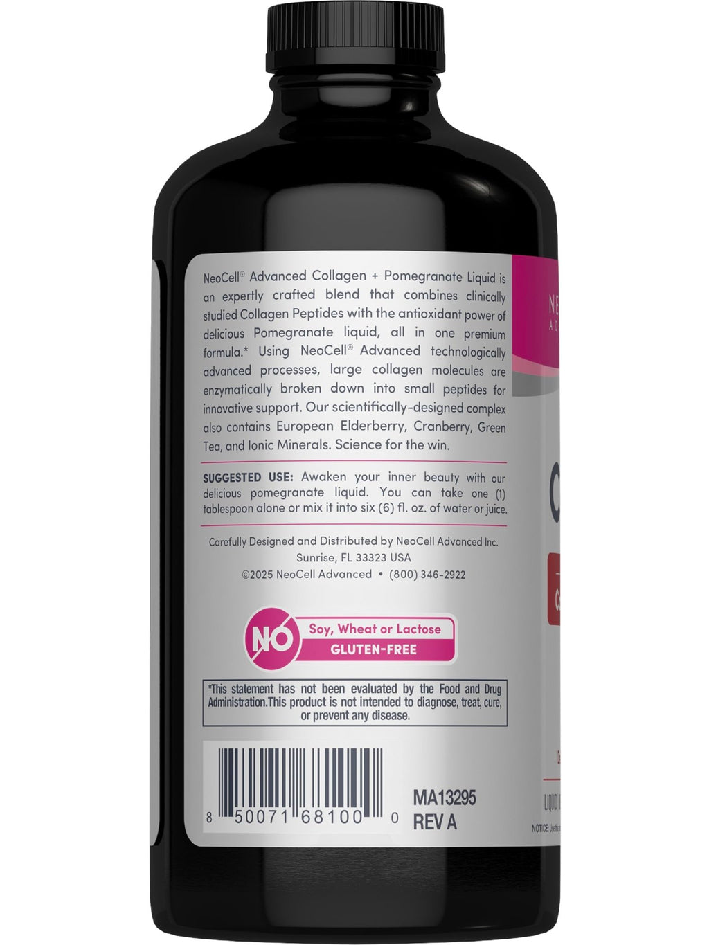 NeoCell Advanced Liquid Collagen | 4000 mg | Pomegranate and Fruit Juice Concentrates | for Women and Men | 16 fl oz - FENGGESTORE20