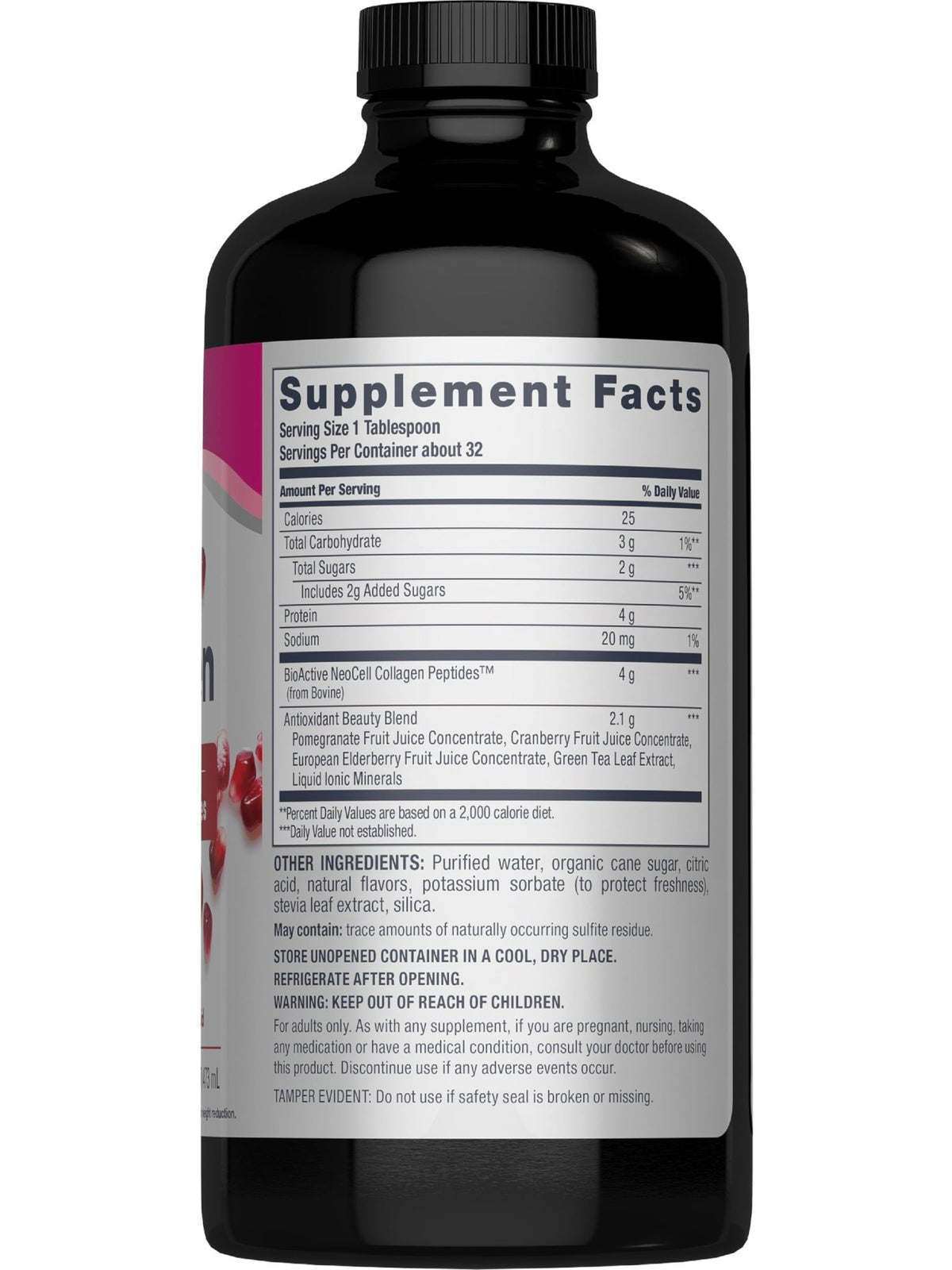 NeoCell Advanced Liquid Collagen | 4000 mg | Pomegranate and Fruit Juice Concentrates | for Women and Men | 16 fl oz - FENGGESTORE20