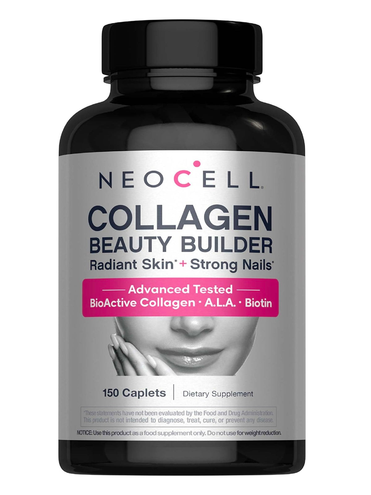 NeoCell Collagen Beauty Builder | 150 Caplets | Grass Fed BioActive Peptides | with Biotin and Hyaluronic Acid | Radiant Skin & Strong Nails Supplement - FENGGESTORE20