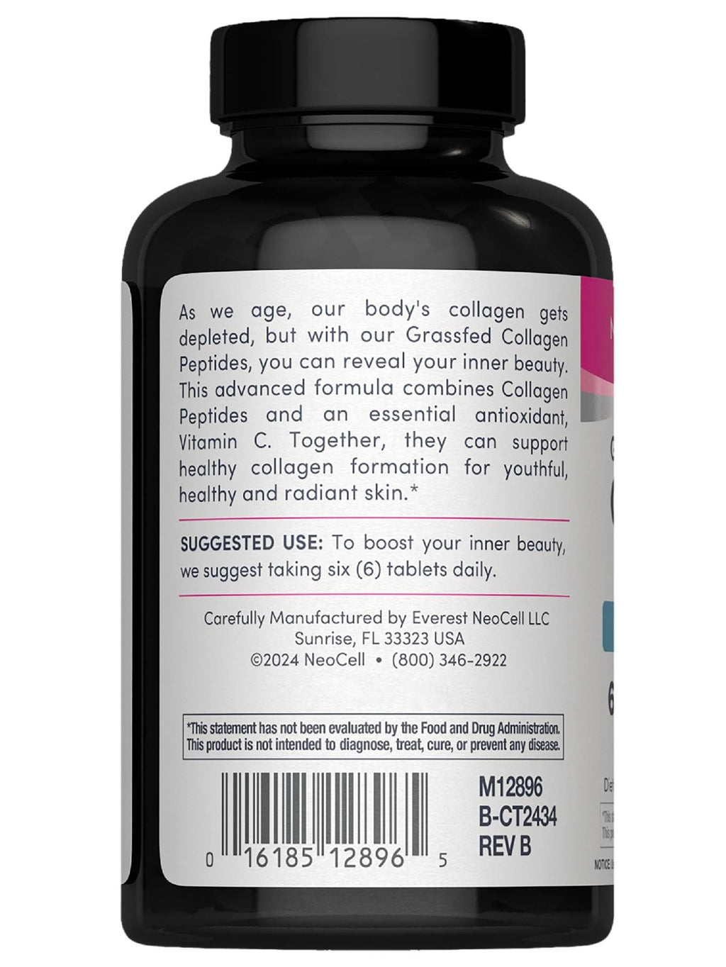 NeoCell Collagen Peptides | 250 Tablets | with Vitamin C | Grassfed Supplement | Hair, Skin, & Nails | for Women and Men - FENGGESTORE20