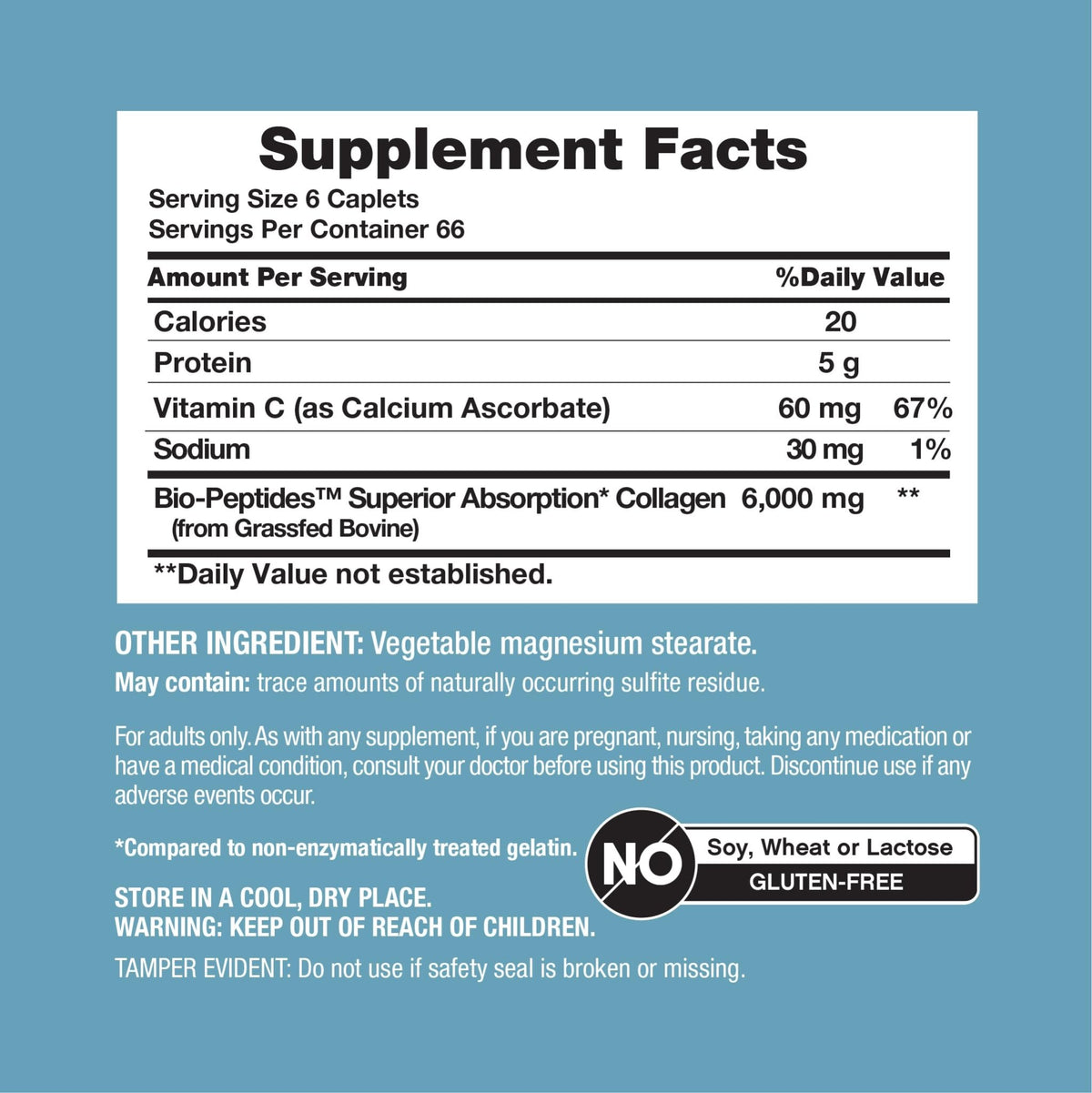 NeoCell Collagen Peptides Pills | 400 Caplets | Grass Fed | with Vitamin C | Superior Absorption Formula | for Women and Men - FENGGESTORE20