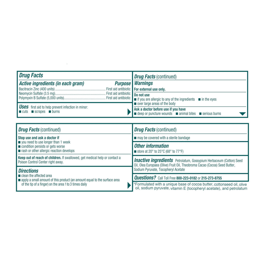 Neosporin Original First Aid Triple Antibiotic Ointment with Bacitracin Zinc for Infection Protection, Wound Care Treatment & Helps Minimize The Appearance of Scars for Minor Wounds, .5 oz - FENGGESTORE20