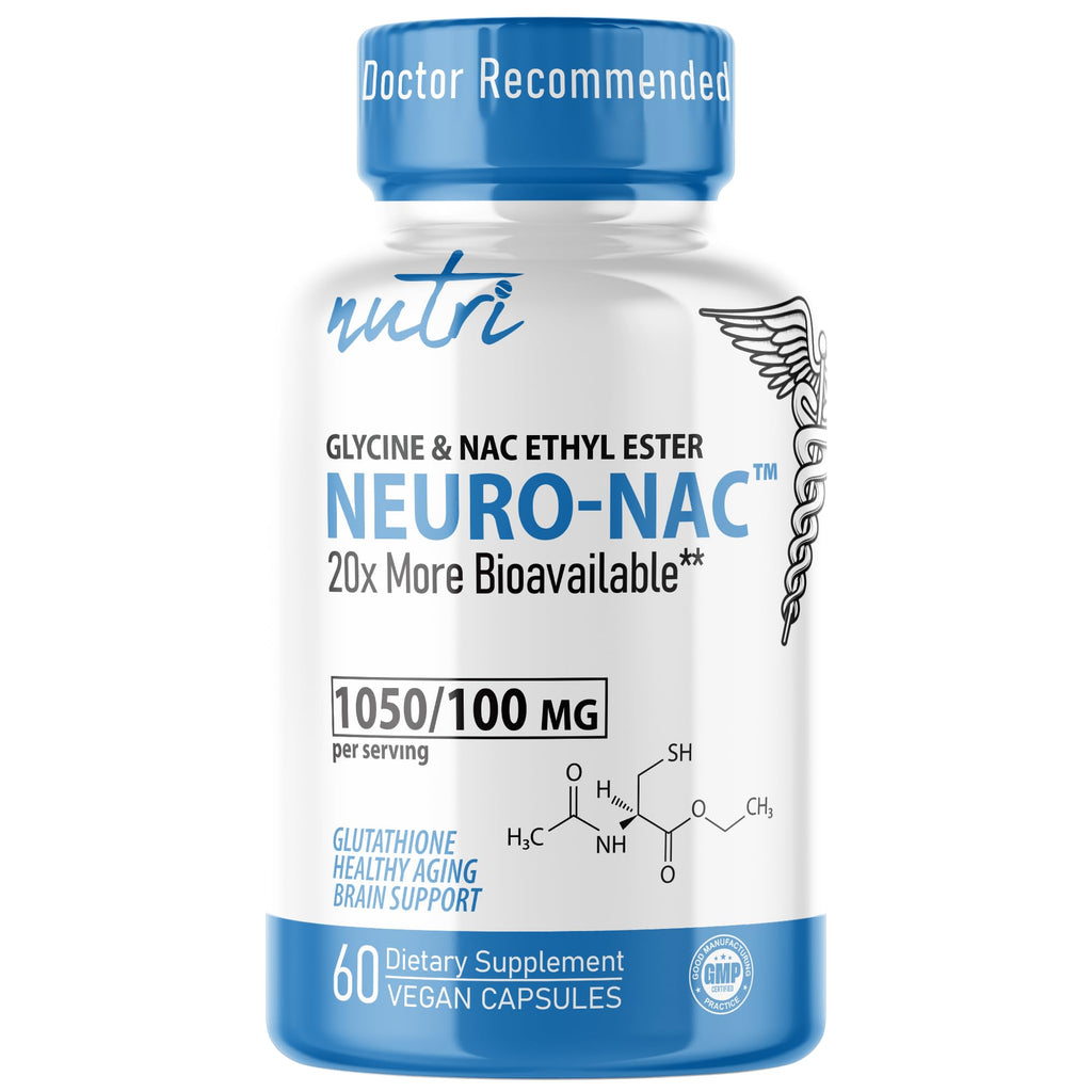 Neuro NAC Supplement N-Acetyl Cysteine Ethyl Ester - 20x More Bioavailable Than NAC 600 mg - Boost Glutathione 10x More Than Liposomal Glutathione - FENGGESTORE20