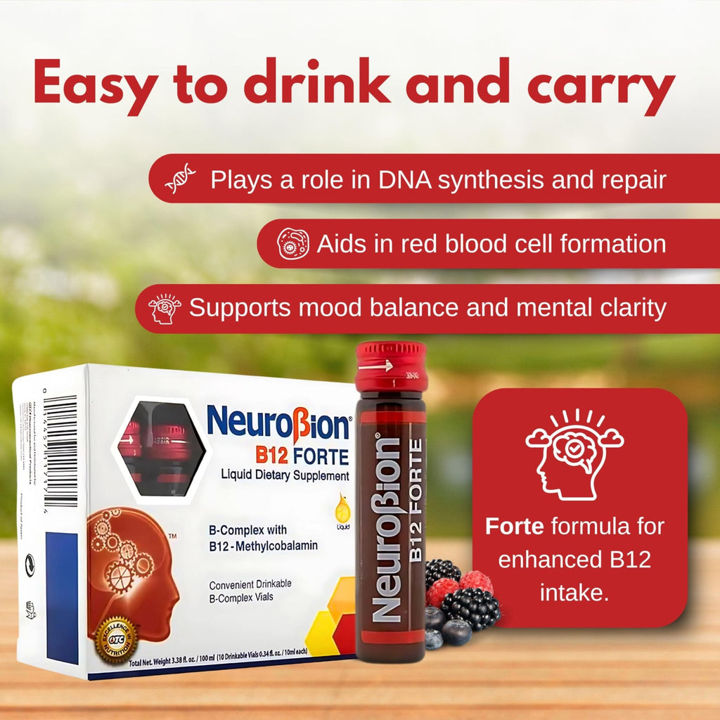 Neurobion B12 Forte 10 Vials x 10 ml (packaging may vary) - FENGGESTORE20