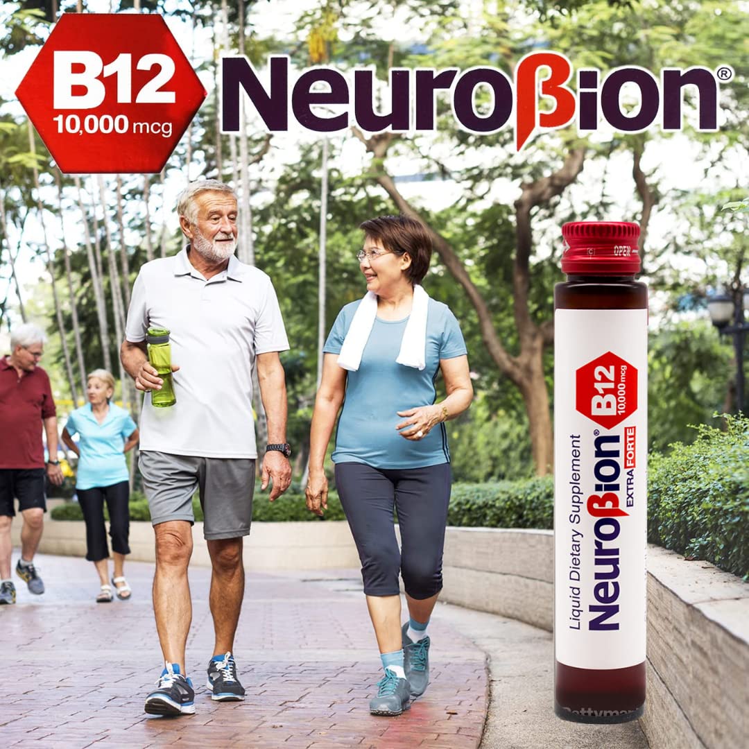Neurobion Extra Forte B12 10,000 mcg Vials, Liquid - Extreme Powerful- 10 Vials per Box - FENGGESTORE20