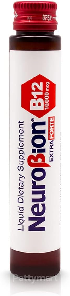 Neurobion Extra Forte B12 10,000 mcg Vials, Liquid - Extreme Powerful- 10 Vials per Box - FENGGESTORE20