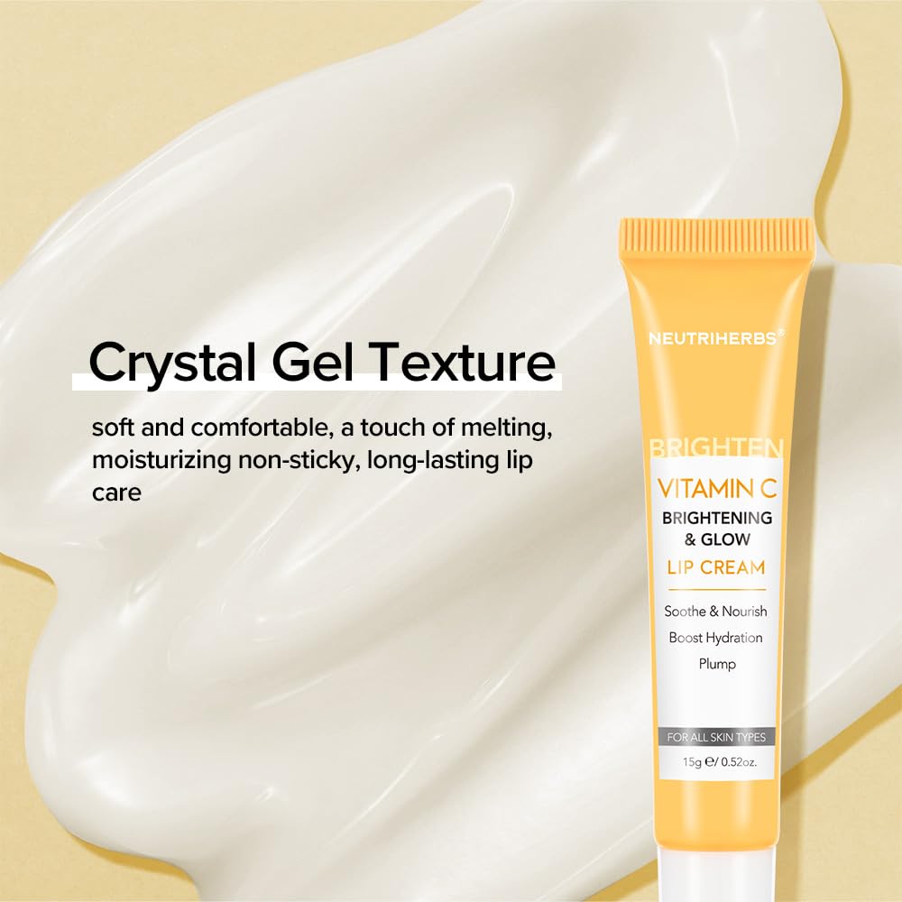 NEUTRIHERBS Lip Cream, Vitamin C Lip Balm to Nourish and Soothes Dry, Cracked Lips - FENGGESTORE20