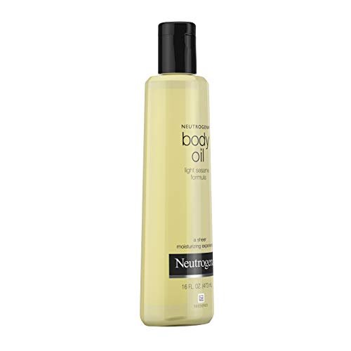 Neutrogena Body Oil Light Sesame Formula, 16 fl oz, Radiant Glow Moisturizer for Dry Skin - FENGGESTORE20