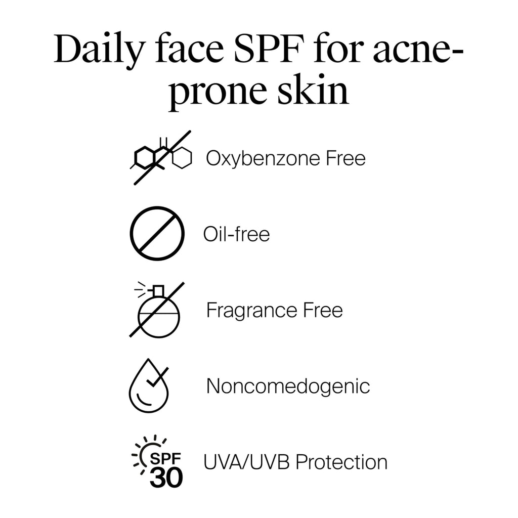 Neutrogena Clear Face Sunscreen for Acne-Prone Skin SPF 30, Broad Spectrum Facial Sunscreen Lotion, Lightweight, Non Comedogenic, Oil-, Fragrance- & Oxybenzone - FENGGESTORE20