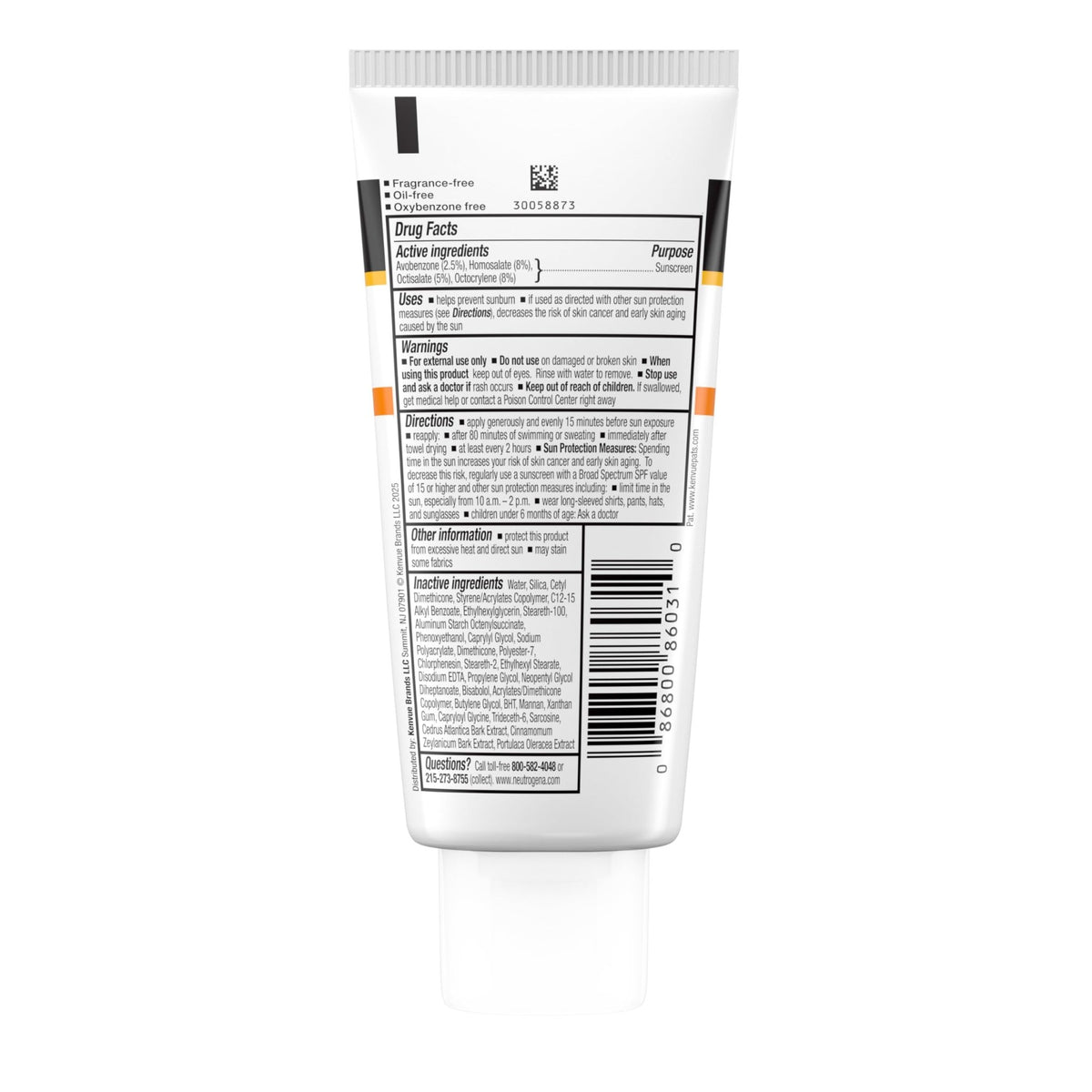 Neutrogena Clear Face Sunscreen for Acne-Prone Skin SPF 30, Broad Spectrum Facial Sunscreen Lotion, Lightweight, Non Comedogenic, Oil-, Fragrance- & Oxybenzone - FENGGESTORE20