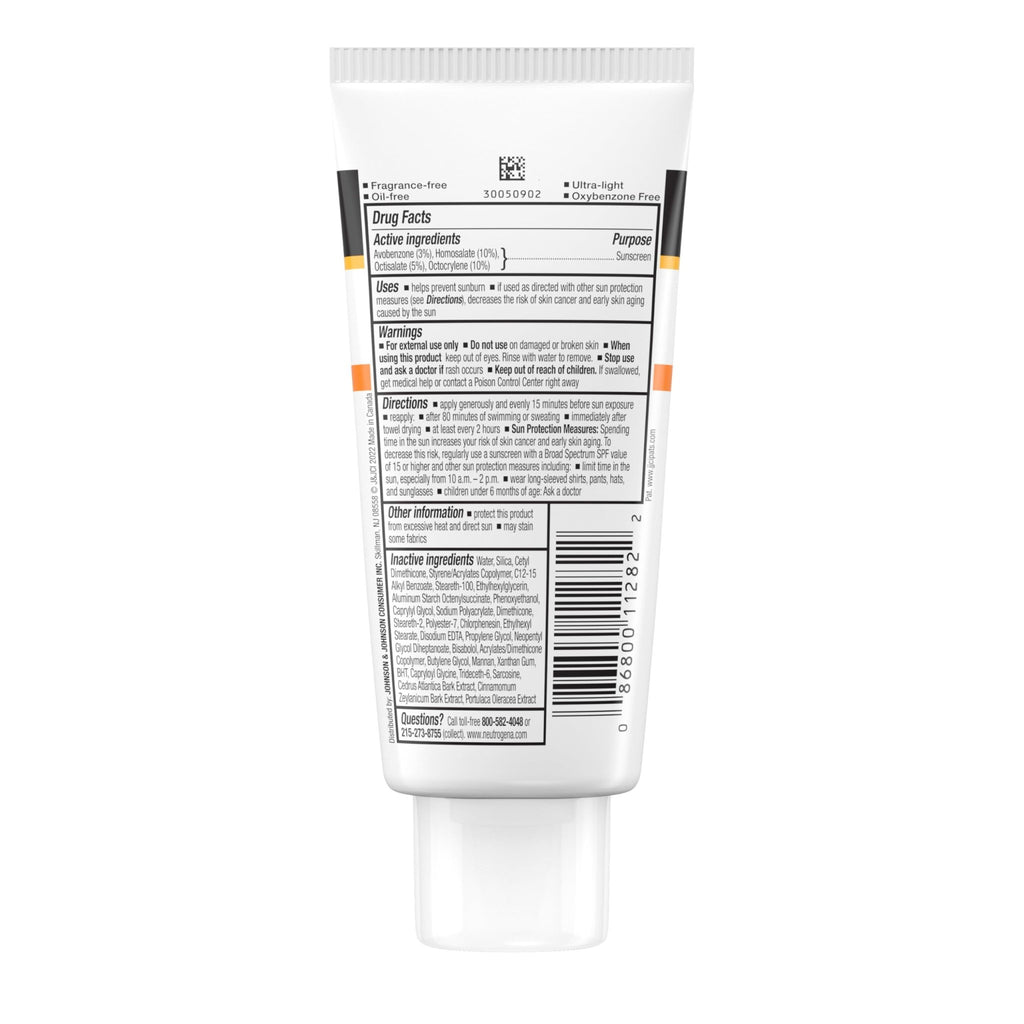 Neutrogena Clear Face Sunscreen Lotion for Acne-Prone Skin, Broad Spectrum SPF 50, Sunscreen for Face & Oily Skin - FENGGESTORE20