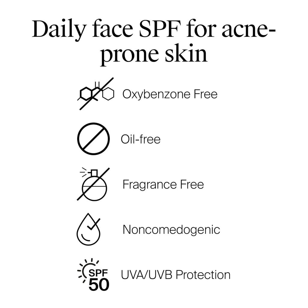Neutrogena Clear Face Sunscreen Lotion for Acne-Prone Skin, Broad Spectrum SPF 50, Sunscreen for Face & Oily Skin - FENGGESTORE20