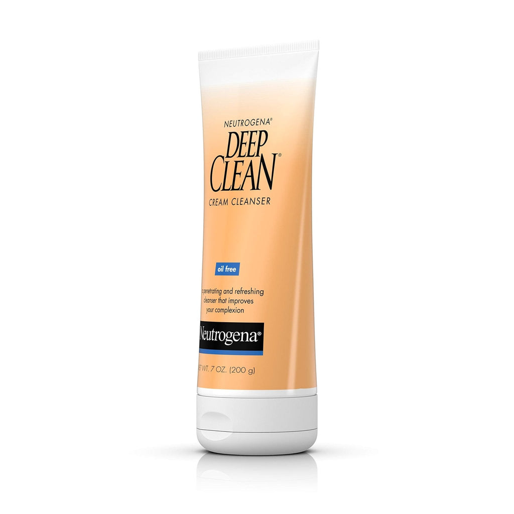 Neutrogena Deep Clean Daily Facial Cream Cleanser with Beta Hydroxy Acid to Remove Dirt - FENGGESTORE20