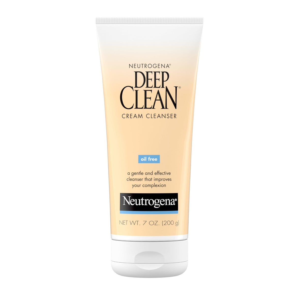 Neutrogena Deep Clean Daily Facial Cream Cleanser with Beta Hydroxy Acid to Remove Dirt - FENGGESTORE20