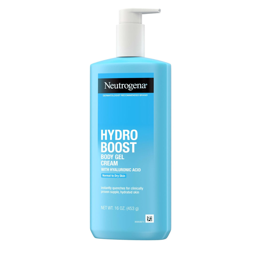 Neutrogena Hydro Boost Body Gel Cream, Hydrating Body Lotion with Hyaluronic Acid for Normal to Dry Skin - FENGGESTORE20